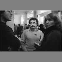 Dominique Couvreur, Jean-François Dars, Annette Lévy-Willard, 21 février 1981, arrêt du journal ( © Photo Christian Poulin - 0295)