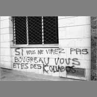 Graphitis, 07 novembre 1978, rue de Lorraine ( © Photo Christian Poulin - 0498)
