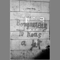 Graphitis, 07 novembre 1978, rue de Lorraine ( © Photo Christian Poulin - 0501)