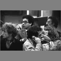 Michel Lépinay, Jean-Claude Zagdoun, Jean-François Dars, Annette Lévy-Willard, 23 février 1981, réunion dernier numéro ( © Photo Christian Poulin - 0639)