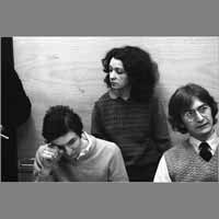 Michel Raichman, Zina Rouabah, Pierre Briançon, 23 février 1981, réunion dernier numéro ( © Photo Christian Poulin - 0865)