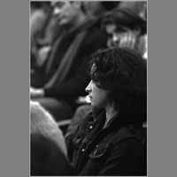 Zina Rouabah, 21 février 1981, arrêt du journal ( © Photo Christian Poulin - 1083)